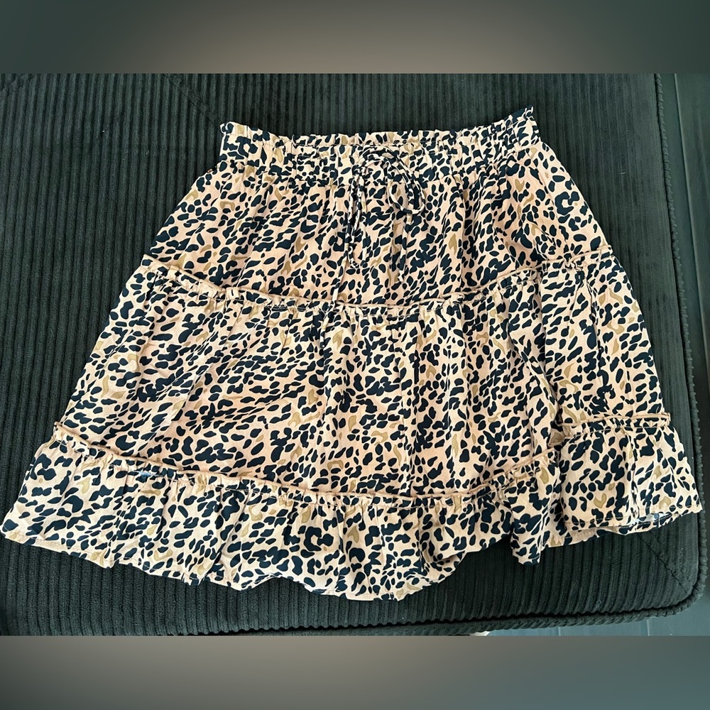 Women’s Leopard Skirt - Size L